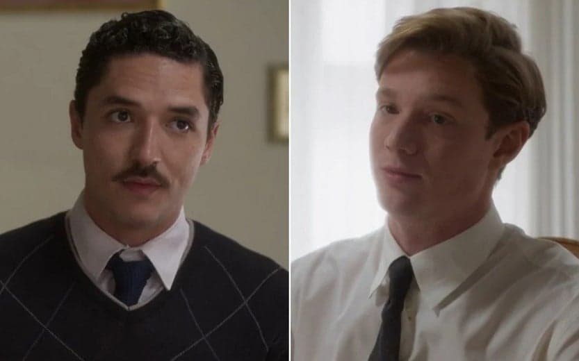 Ronaldo (João Vitor Silva) e Beto (Pedro Novaes) em Garota do Momento (Foto: Reprodução / Globo)