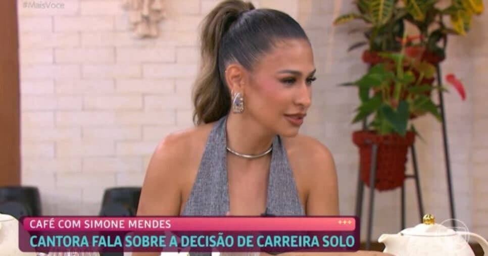 Simone Mendes fala sobre relação com Simaria (Foto: Reprodução/Globoplay)