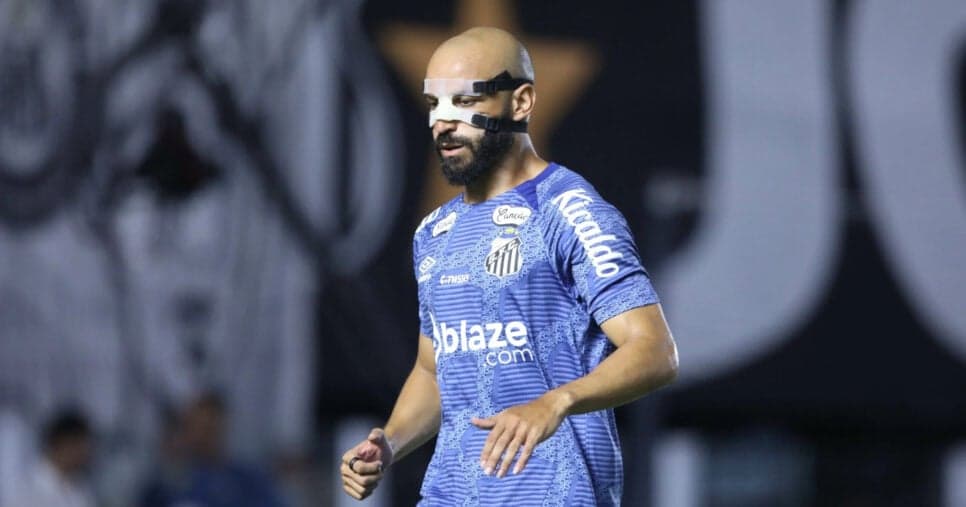 Thaciano já marcou dois gols em oito partidas pelo Santos (Foto:Reinaldo Campos/AGIF)
