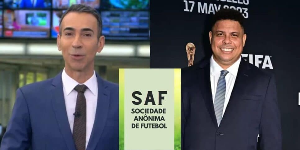"R$400 milhões": Tralli paralisa JH com anúncio de Ronaldo Fenômeno comprando SAF gigante no Brasil