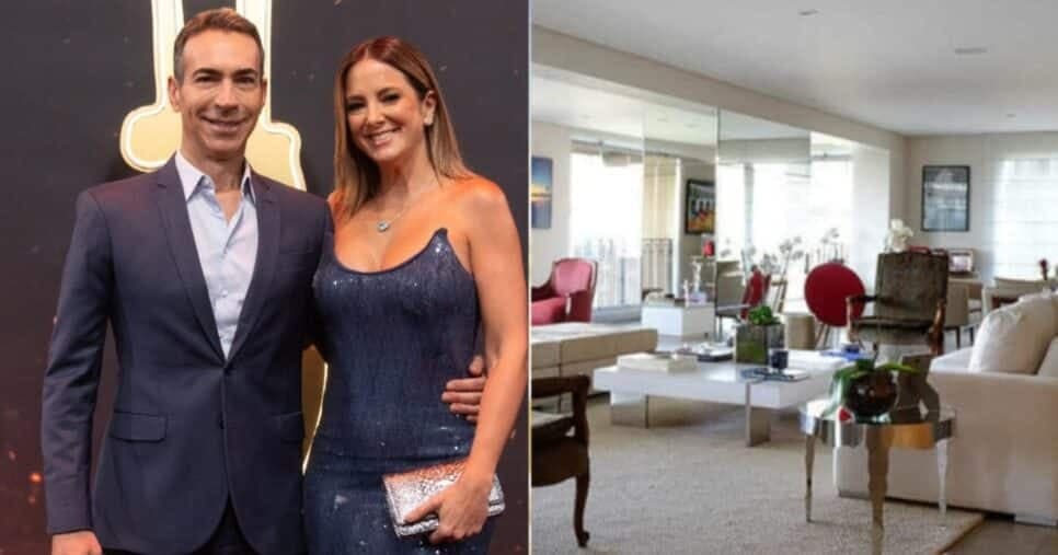 Rua mais cara de SP, vista deslumbrante e decoração luxuosa: Fotos raras do apartamento de Tralli e Tici