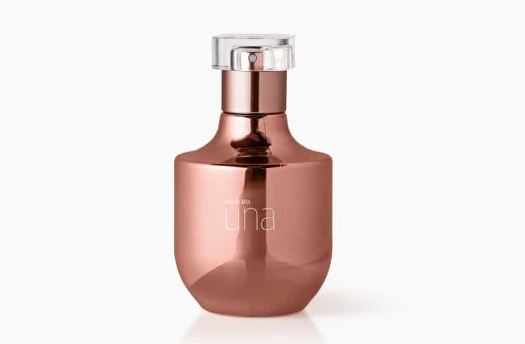 Deo Parfum Una remete à perfumes importados como os da Prada (Foto: Reprodução / Site da Marca)
