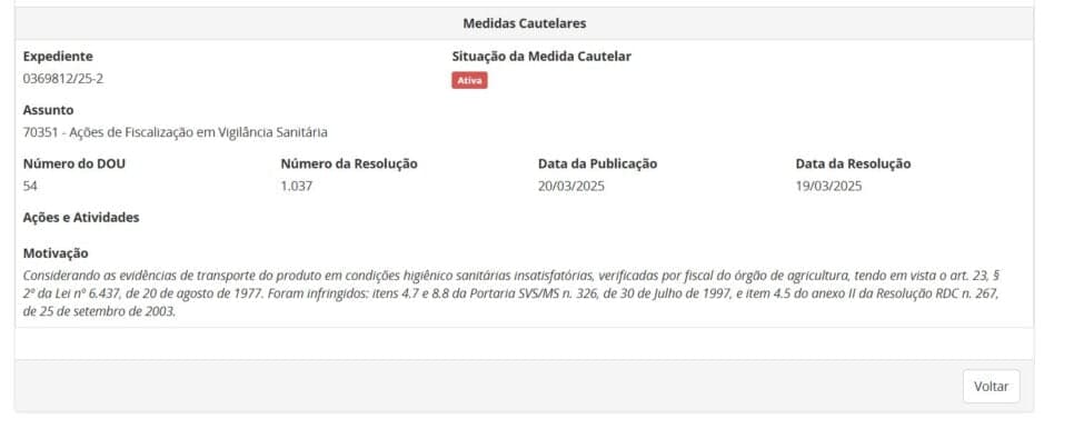 Resolução da ANVISA parte 2 (Foto Reprodução/ANVISA)