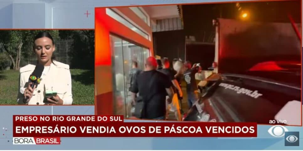 Situação acabou causando a prisão do responsável (Foto Reprodução/Band)