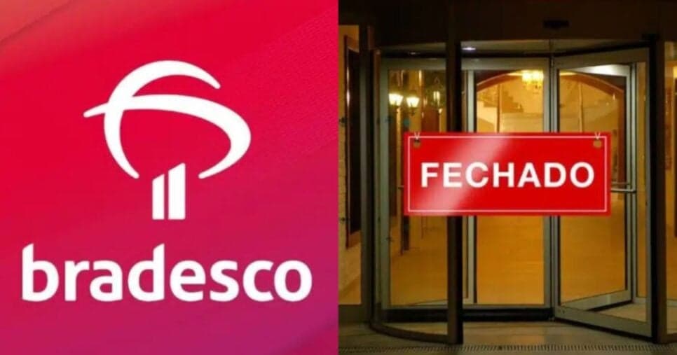 Bradesco anuncia fechamento de agências (Foto: Montagem/TV Foco)