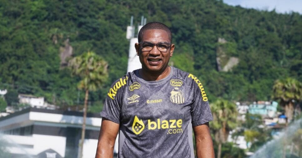 César Sampaio é treinador interino do Santos - Foto: Montagem