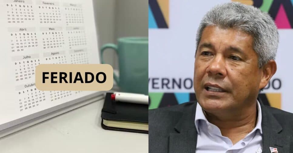 Jerônimo Rodrigues já sabe: Feriado PROLONGADO é confirmado na Bahia quinta (17/04) pra salvar trabalhadores
