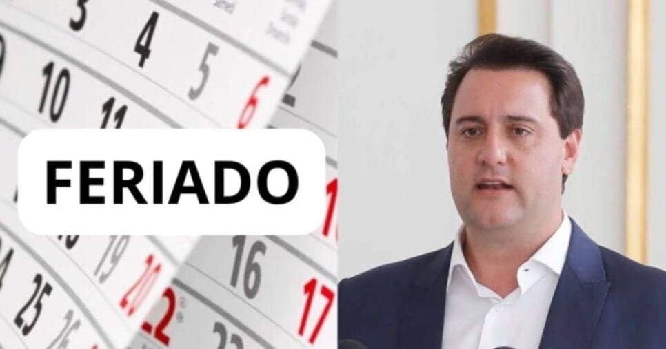 Ratinho Jr. liberou: Feriado PROLONGADO é confirmado no Paraná nesta quinta-feira (17/04) aos CLTs