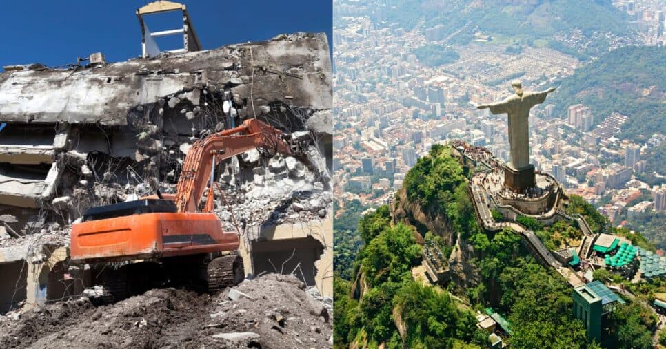 Abandono e demolição: Facão à solta no RJ acaba com 112 gigantes