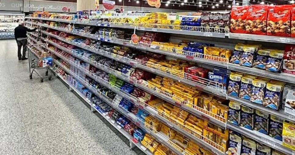 Interior do supermercado