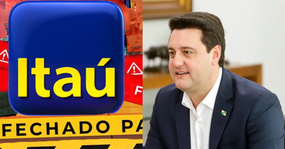 Ratinho Jr. ciente: Itaú crava fim de agência n°1 no Paraná, desespera os 60+ do INSS e substituto é decretado