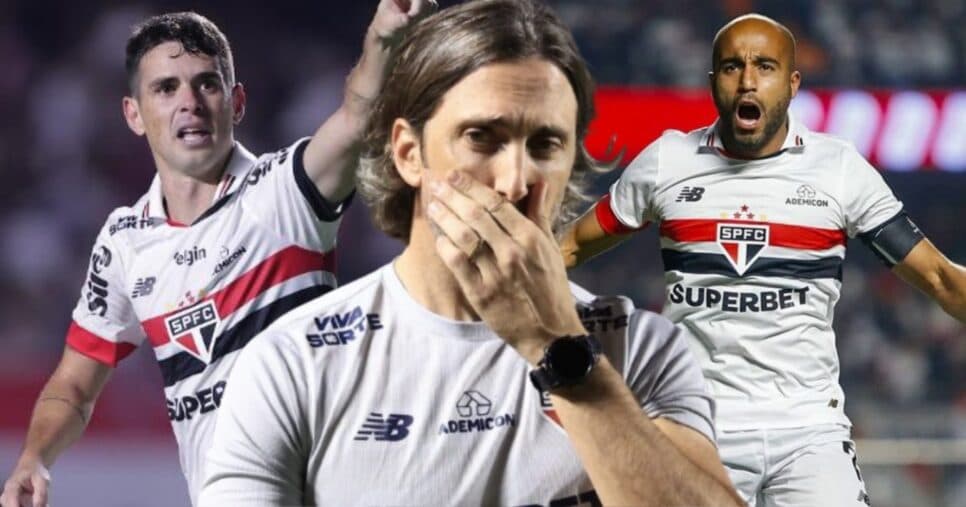 Oscar e Lucas Moura FORA: Zubeldía é surpreendido com desfalque de craques do São Paulo contra o Galo