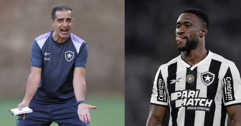 Com Bastos fora do Botafogo, Paiva é obrigado a agir às pressas e convoca +1 titular para salvar gigante do RJ