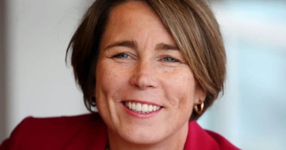 Governadora de Massachusetts, Maura Healey (Foto Reprodução/Craig F. Walker/Globe Staff) Governadora de Massachusetts, Maura Healey (Foto Reprodução/Craig F. Walker/Globe Staff)