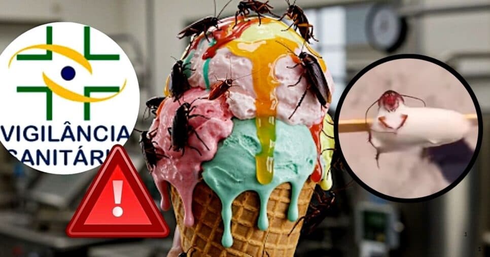 Barata no sorvete: Interdição da Vigilância Sanitária contra fábrica nº1 do RJ abala clientes em 2025