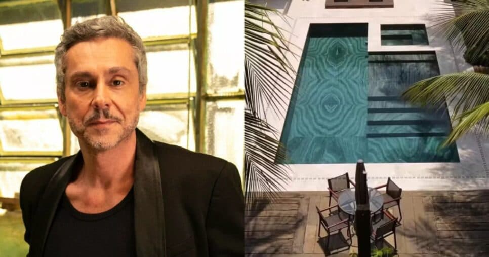 Piscina de luxo, palmeiras e grande como um shopping: Respire ao ver a mansão de Alexandre Nero, de Vale Tudo