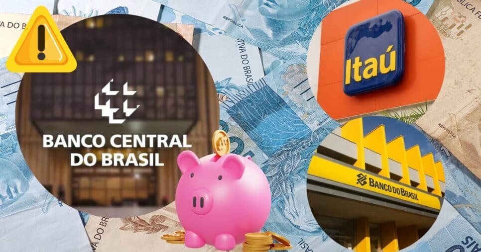 R$ 8 BI: Comunicado do Banco Central crava PIOR notícia da poupança em 2025 e atinge Itaú, BB e + bancos