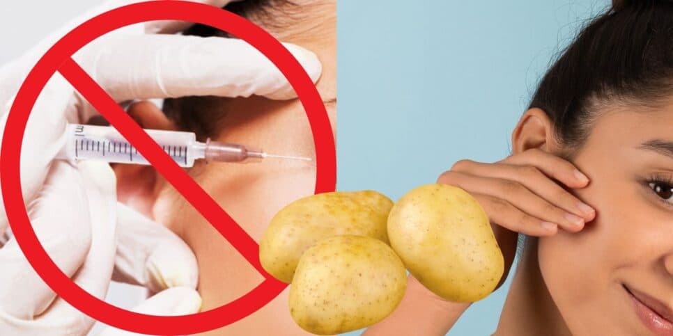 Adeus, botox: Receita caseira com batata e +2 ingredientes acaba com as rugas e garante pele de seda