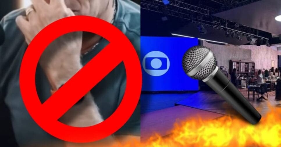 Cantor famoso não se contém ao expor que está proibido de pisar na Globo e explode com motivo: "Dane-se"