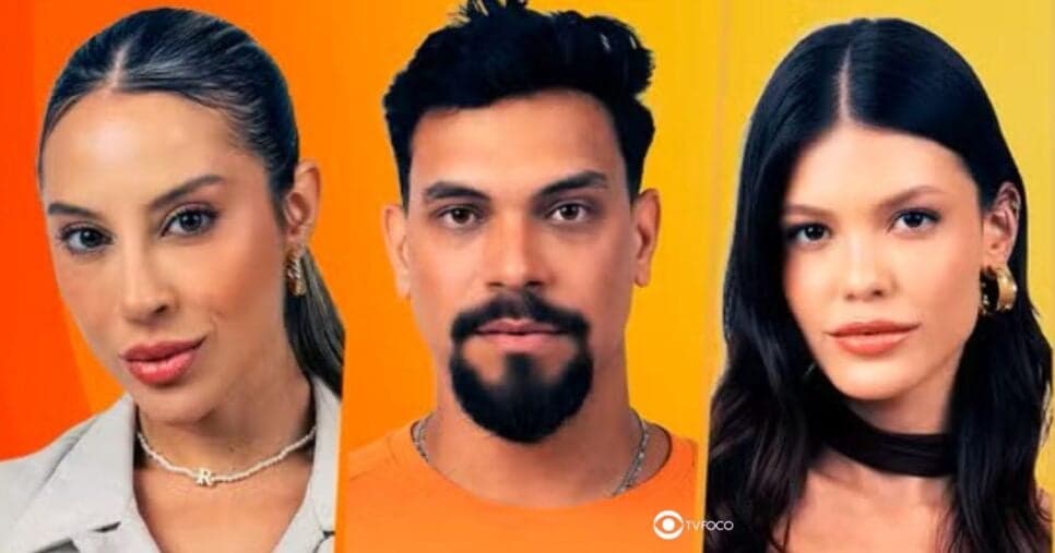 Enquete BBB25: Renata, Vinícius e Vitória estão no paredão; vote em quem você quer que saia