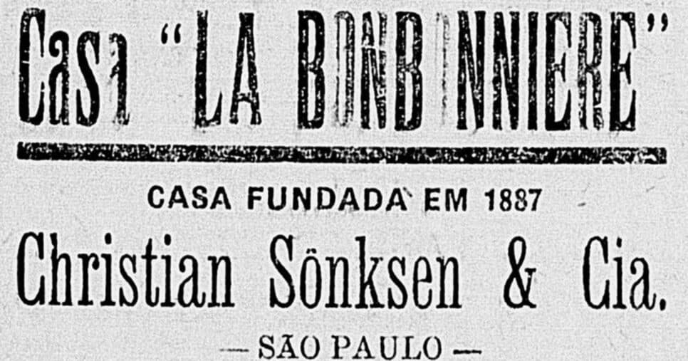 La Bomboniere era o antigo nome da fábrica (Foto Reprodução/SP Antiga)