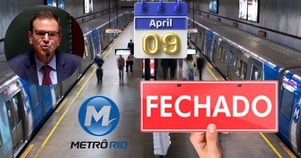 Eduardo Paes ciente: Fechamento de 11 estações de linha n°1 no RJ atinge em cheio os cariocas nesta quarta (9)