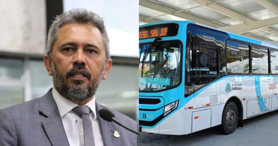 Elmano ciente no Ceará: Lei em vigor confirma proibição a passageiros nos ônibus de Fortaleza