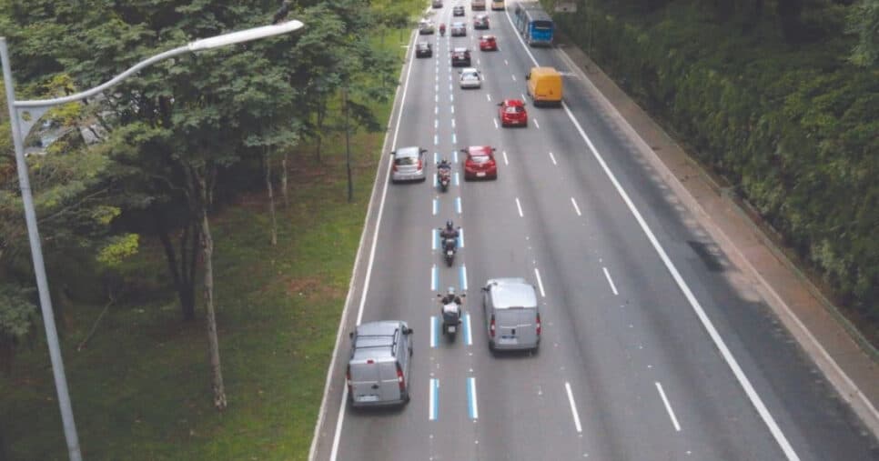 Nova lei das faixas é implementada em São Paulo (Foto: Divulgação)