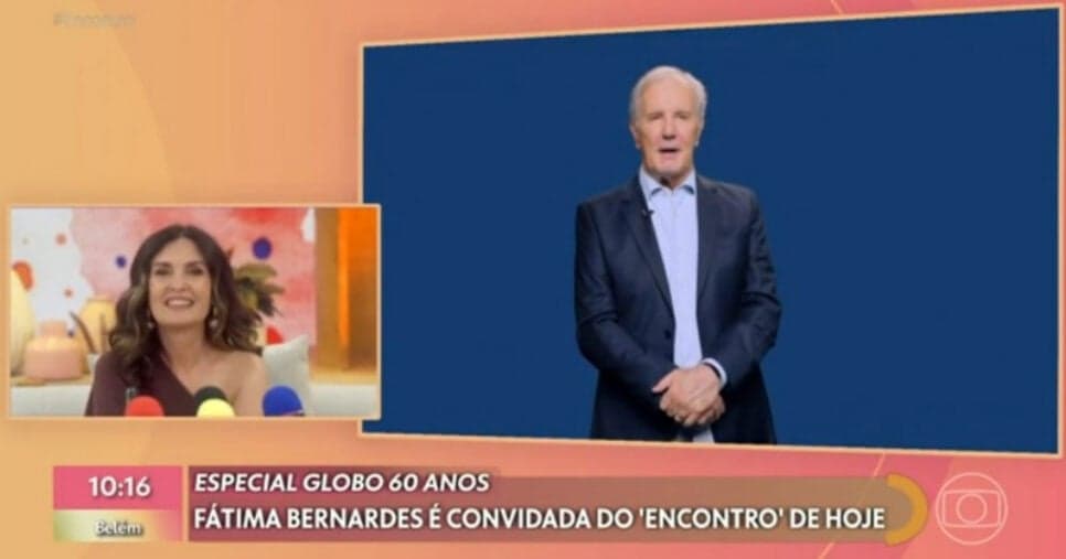 Jornalista relembra passado com veterana da Globo (Foto: Reprodução/Globo)
