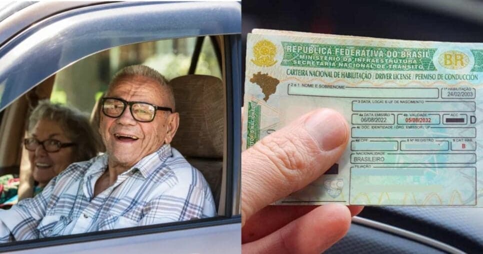 Renovação da CNH quase de graça: 2 isenções confirmadas para salvar motoristas de 50, 60 e 70 anos em 2025