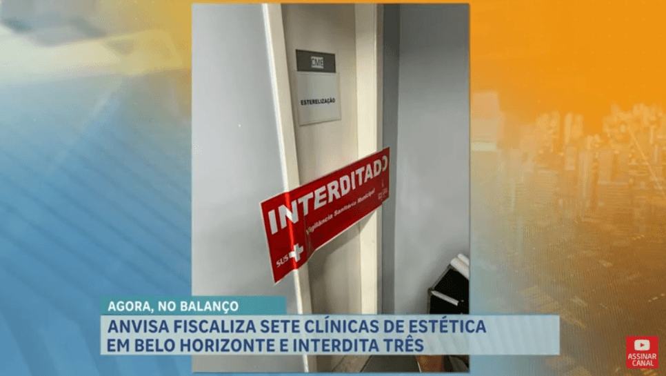 Três clínicas de estética em BH foram interditadas (Foto Reprodução/Youtube Três clínicas de estética em BH foram interditadas (Foto Reprodução/Youtube