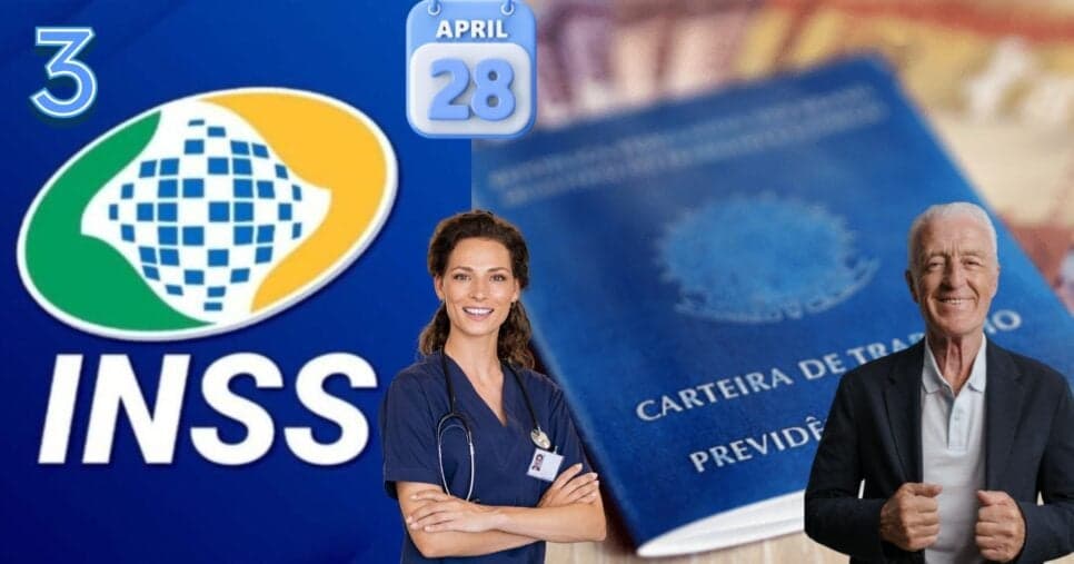 Aposentadoria aos 55 anos, teto de mais de R$ 8 mil e saque de R$1518 hoje (28): INSS crava 3 vitórias aos 60+