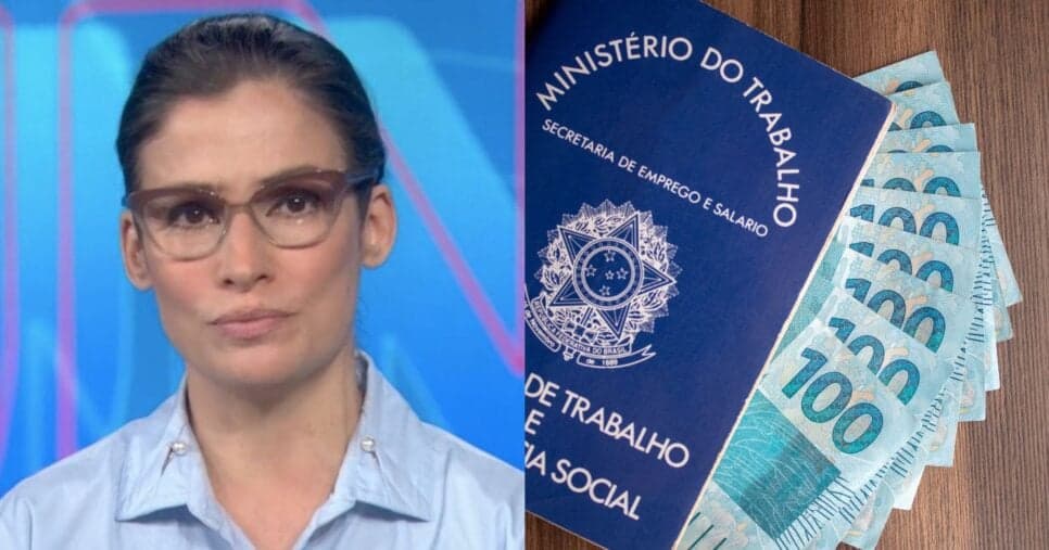 “Dois salários mínimos”: Renata Vasconcellos paralisa JN com alerta aos trabalhadores CLT que ganham até R$ 3.036