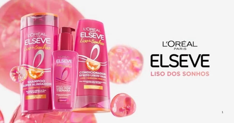 Linha liso dos sonhos carrega uma nova fórmula (Foto Reprodução/L'Oréal)