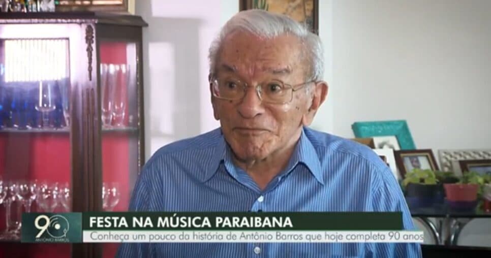 Morreu o cantor e compositor Antônio Barros, aos 95 anos (Foto: Reprodução/ g1)