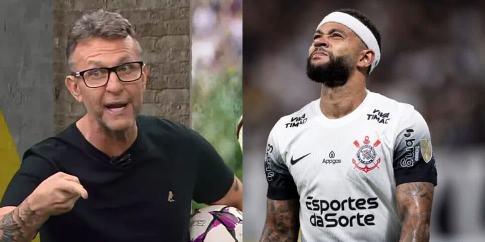 "É difícil": Neto para Donos da Bola e crava adeus de Depay no Corinthians para jogar em gigante da série A