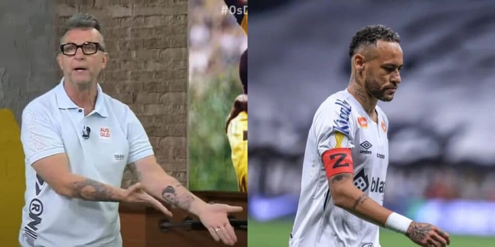 "Quer sair": Neto paralisa Donos da Bola com desfecho de Neymar no Santos e jogar em gigante da série A