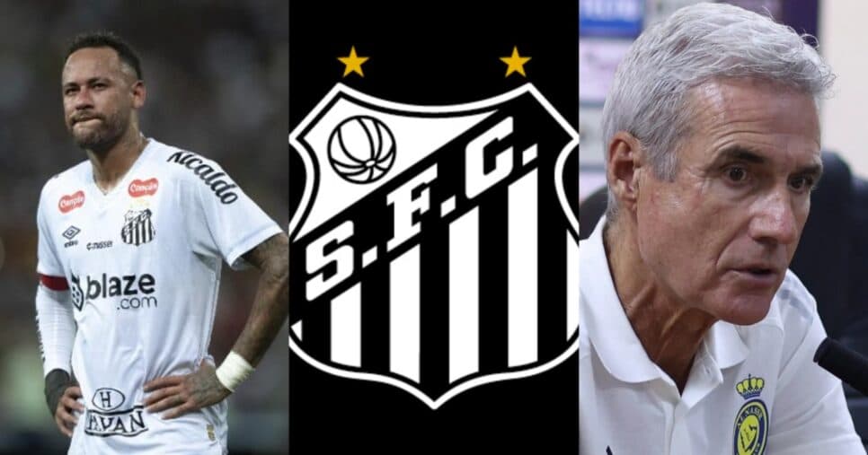 Neymar FORA, Luís Castro no lugar de Caixinha e mais: Teixeira lida com 3 reviravoltas no Santos hoje(17)