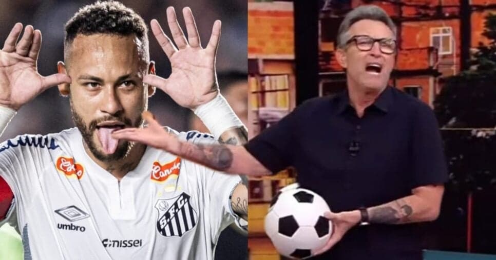 Neto se vinga de Neymar na Band e detona craque após ser peitado: “Esse tipo de gente”