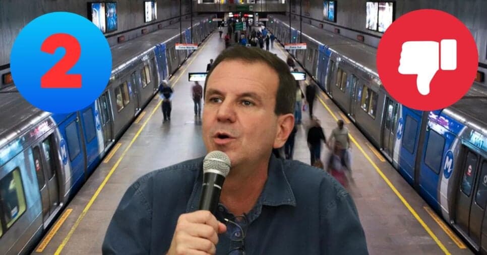 Eduardo Paes ciente: O fim de 2 estações de metrô no RJ que atinge em cheio os cariocas