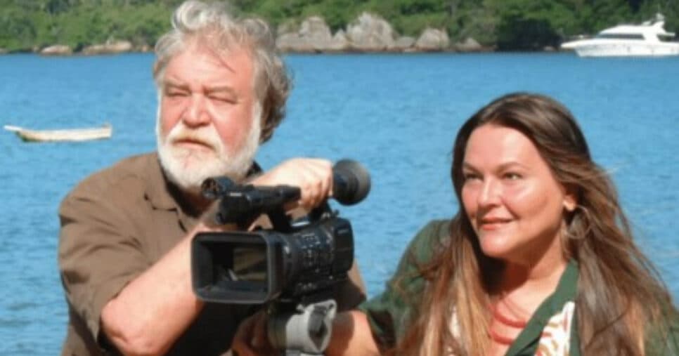 A ex-contratada da Globo, do Jornal Hoje, ao lado de seu marido Roberto Werneck (Foto: Reprodução) A ex-contratada da Globo, do Jornal Hoje, ao lado de seu marido Roberto Werneck (Foto: Reprodução)