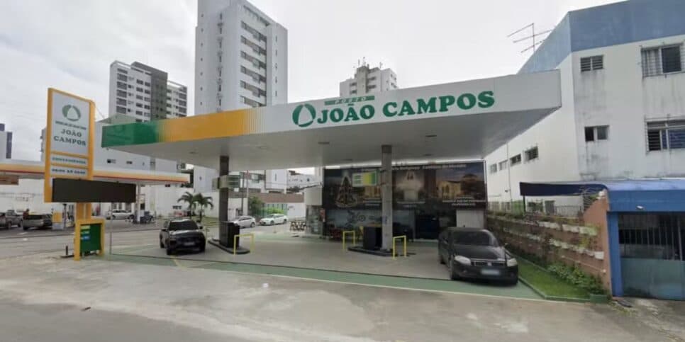 O posto funciona desde 2022 (Reprodução: Google)