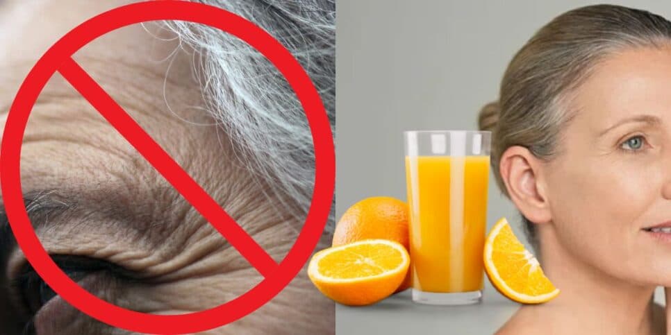 Fim das rugas: Suco natural com laranja e + 3 ingredientes garante pele lisa para as idosas 60+ em 10 minutos