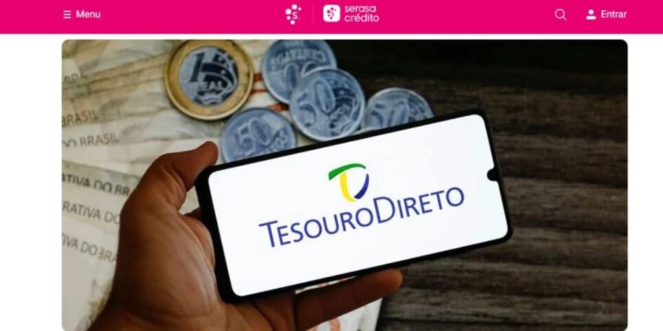 Serasa sobreo investimento no Tesouro Direto (Reprodução: Divulgação)