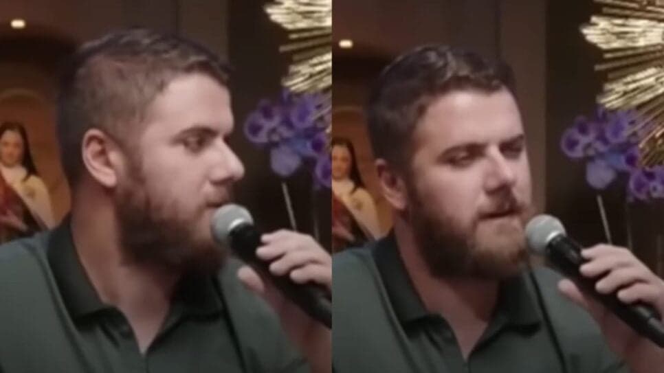 Cantor ressurge barbudo e faz desabafo sobre doença e afastamento dos palcos (Fotos: Reprodução/ YouTube/ Montagem)