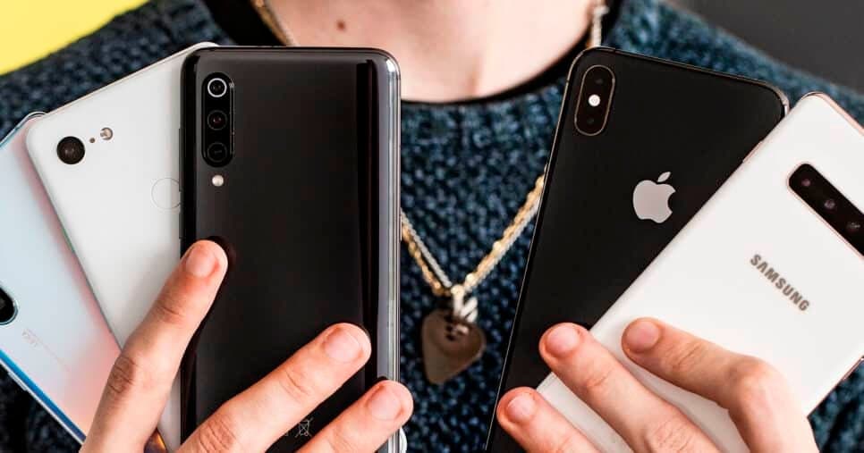 Celulares - Samsung, IPhone (Foto: Reprodução) 
