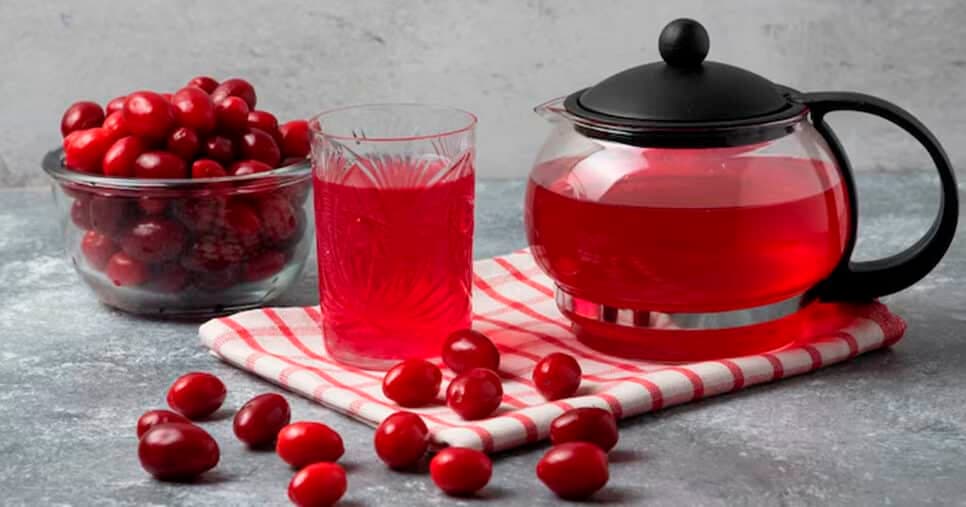 Chá de cranberry  (Foto: Reprodução) 