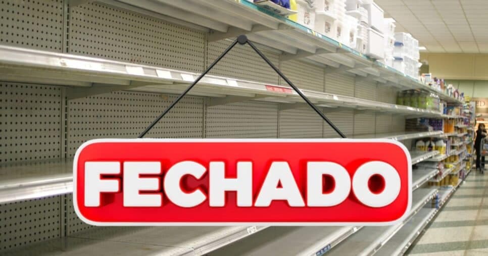 Prateleiras vazias e caixas fechados: Supermercado nº1 encerra atividades em Salvador (BA)