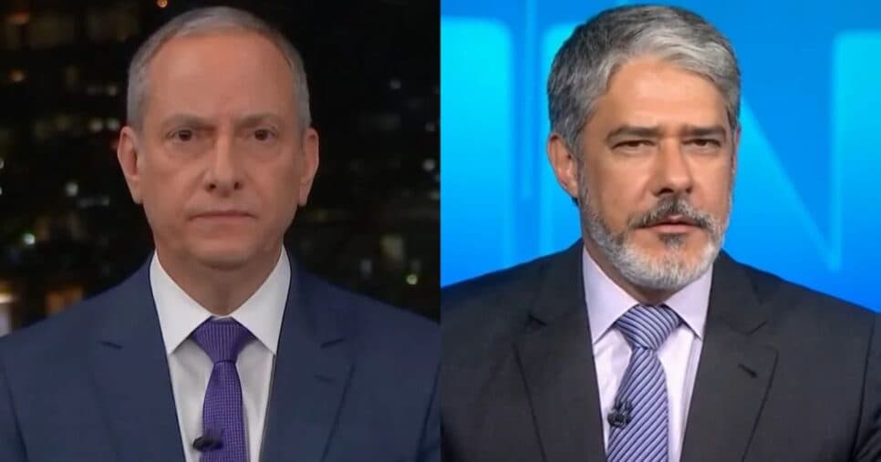 Com Burnier e Bonner fora da Globo, substituto n1 e Renata explodem noites da Globo: Audiências 7/5