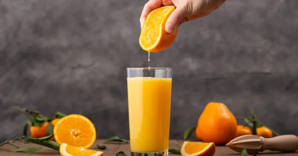 Para turbinar o colágeno da sua pele: Bebia popular com laranja e +3 ingredientes populares sugam as rugas